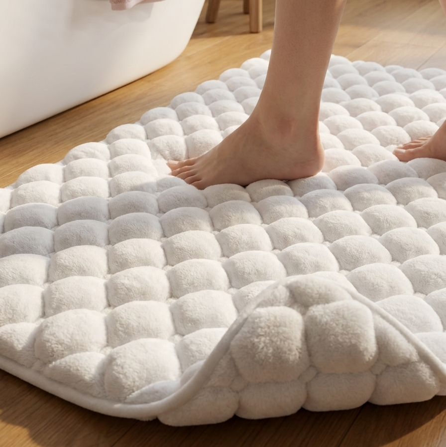 Memory Foam Bath Mat – Soft & Quick-Dry