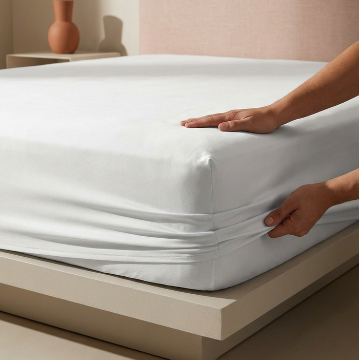 Cooling Deep-Pocket Fitted Sheet