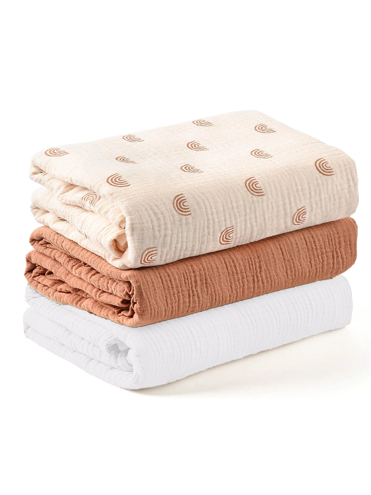 Muslin Baby Swaddle Blankets — 3-Pack