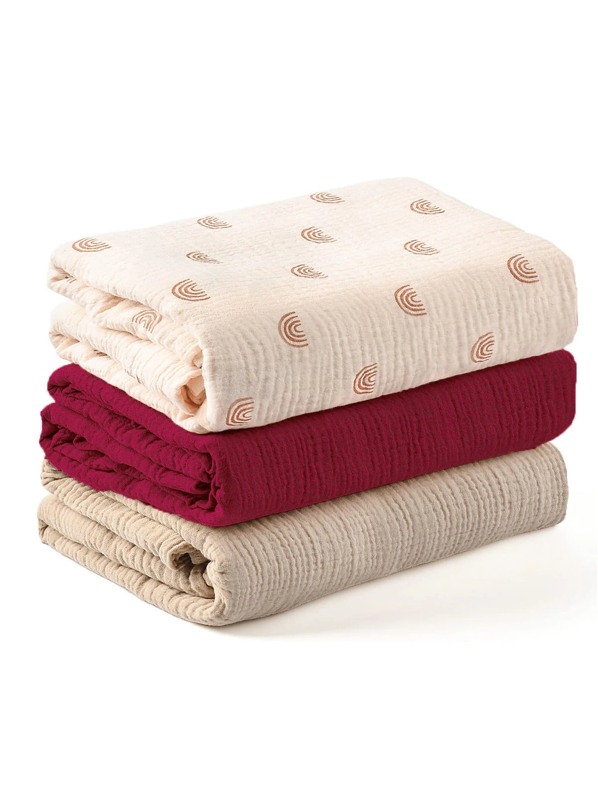 Muslin Baby Swaddle Blankets — 3-Pack