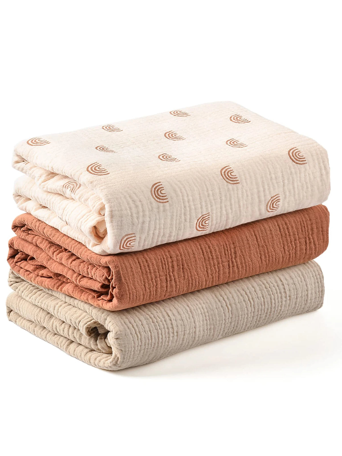 Muslin Baby Swaddle Blankets — 3-Pack