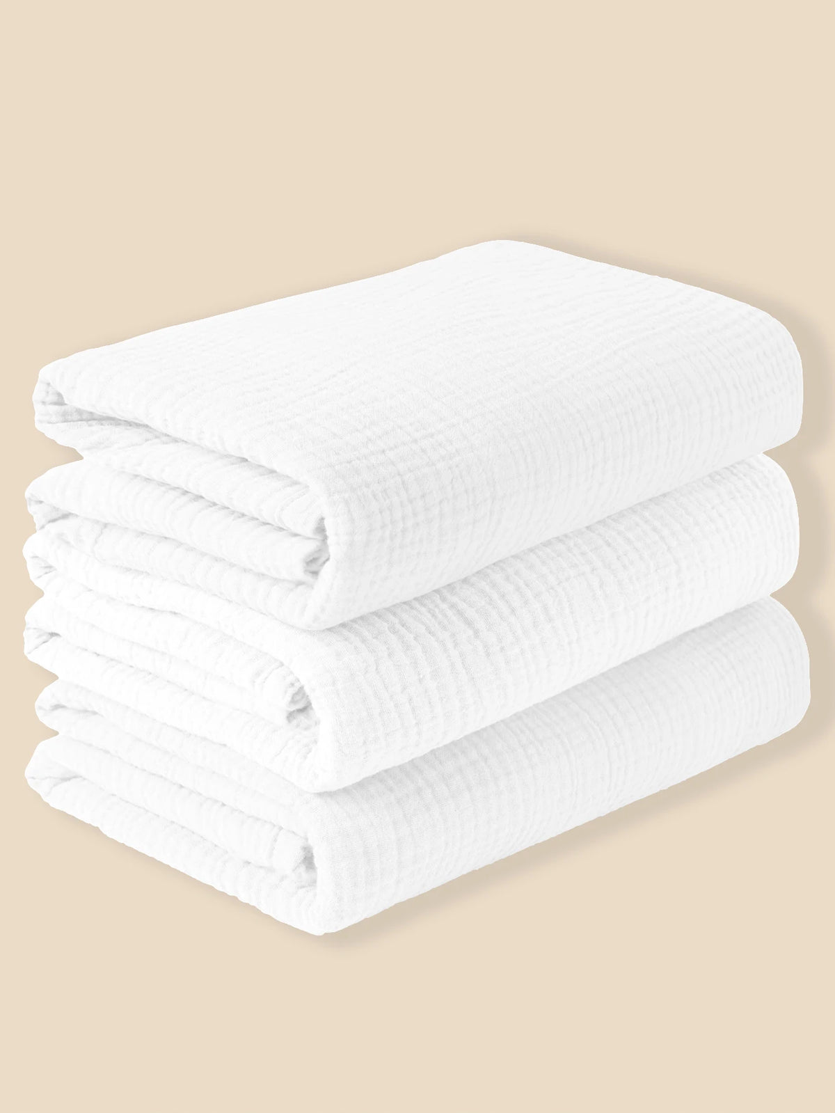 Muslin Baby Swaddle Blankets — 3-Pack