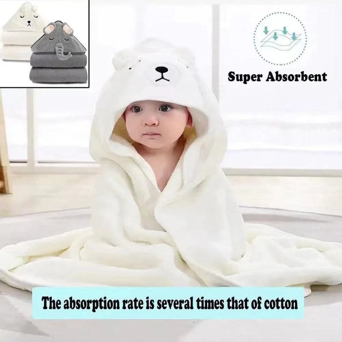 Bamboo Hooded Baby Towels – 2-Pack
