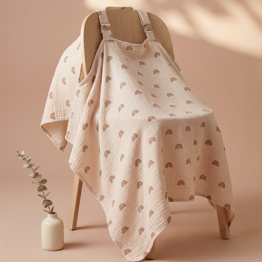 Adjustable Nursing Cover & Stroller Blanket